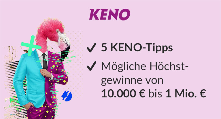 KENO einfach als Paket online spielen und bis zu 1 Mio. Euro gewinnen